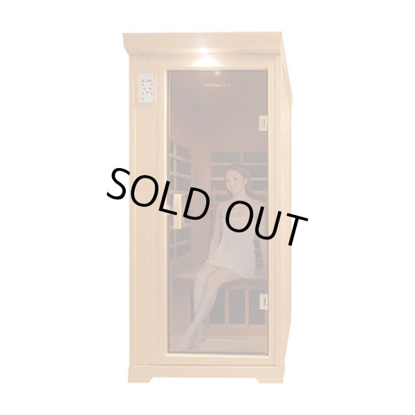 画像2: 「ナチュラルスパゆったり1人用ラドン・ラジウムイオン仕様」遠赤外線リラクゼーションサウナ 家庭用サウナ100V組立簡単。 (2)