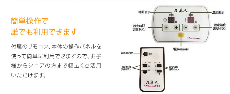 簡単操作で誰でも利用できます