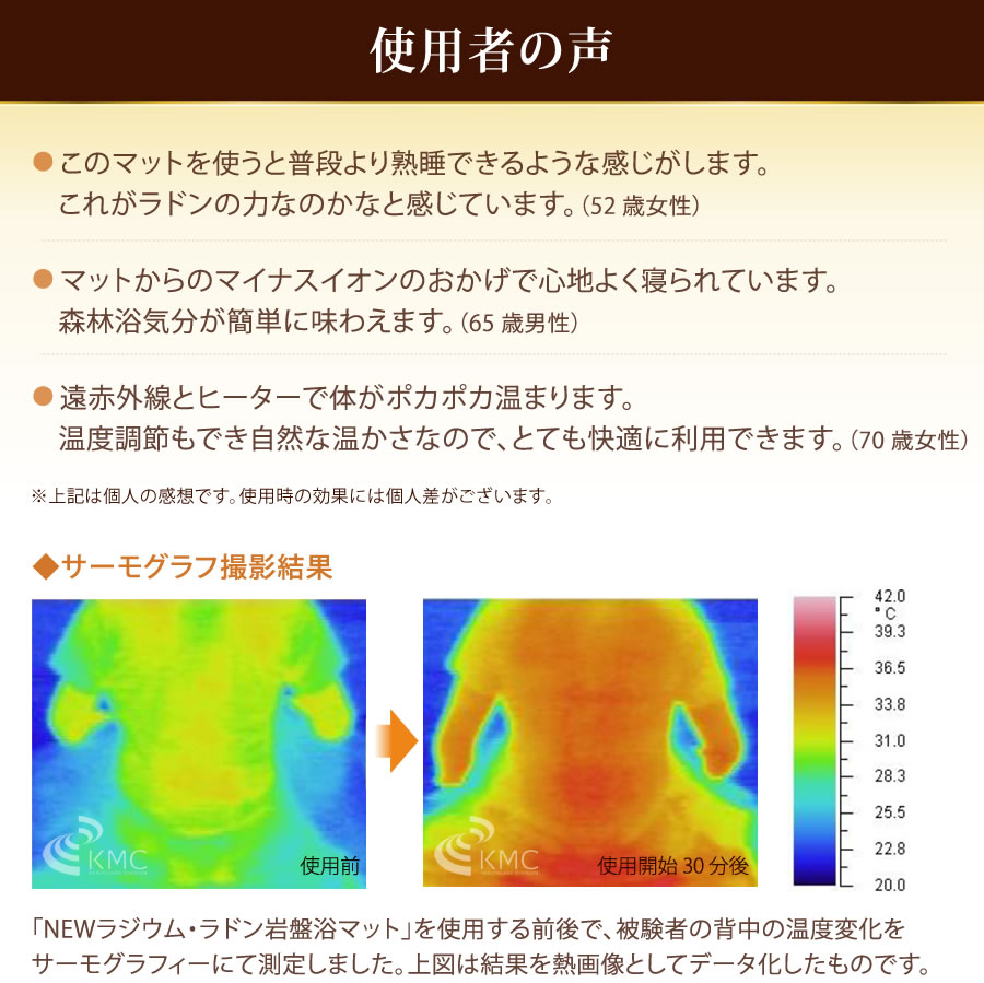 使用者の声