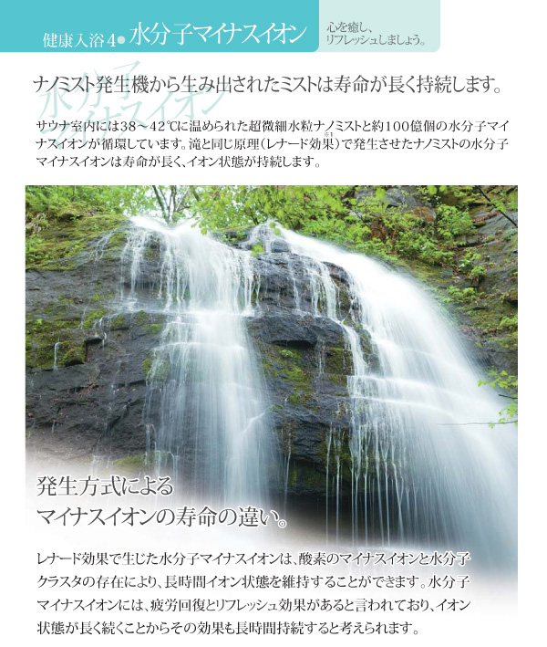 水分子マイナスイオン