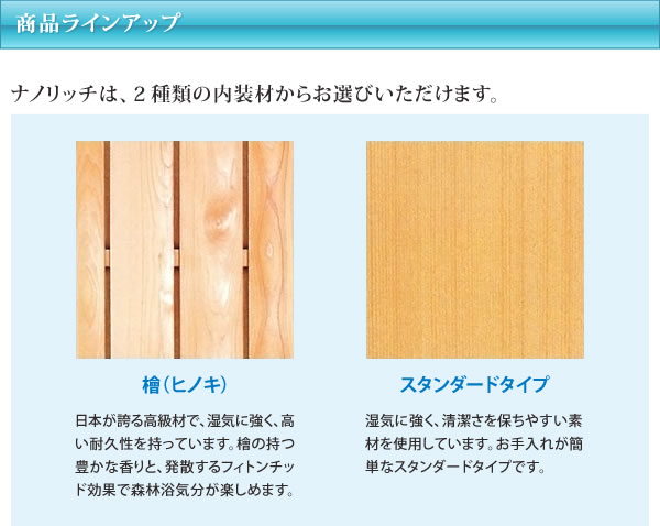 商品ラインアップ