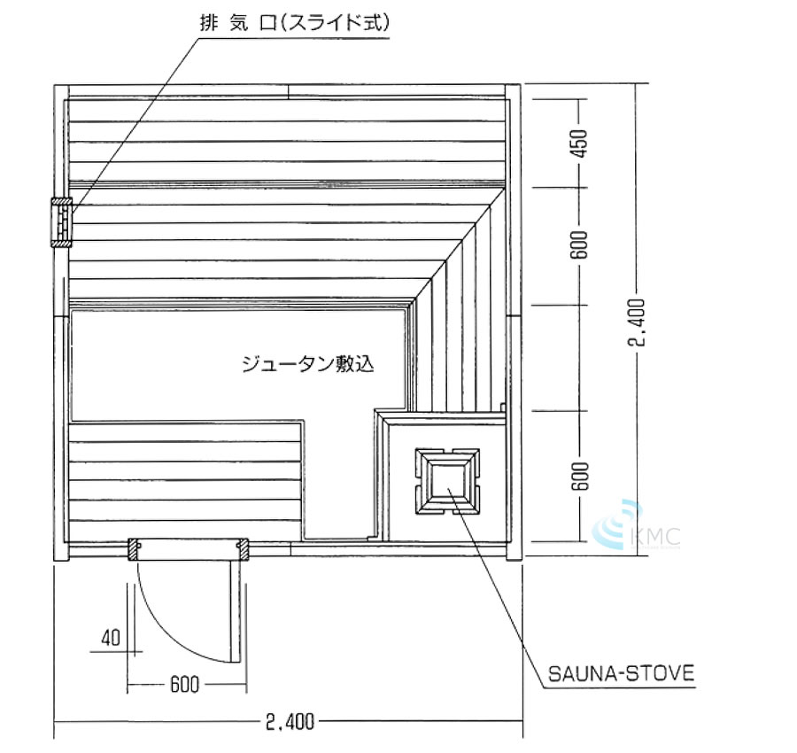 図面：上面